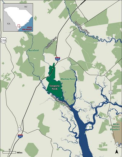 4,400 acre Gregorie Neck in PRS watershed conserved