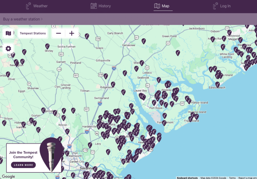 Tempest network distribution 