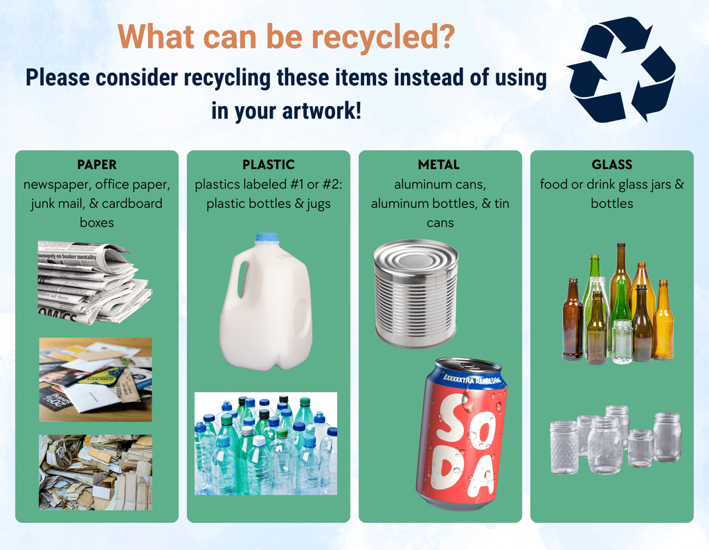 Recycled art contest Flyer